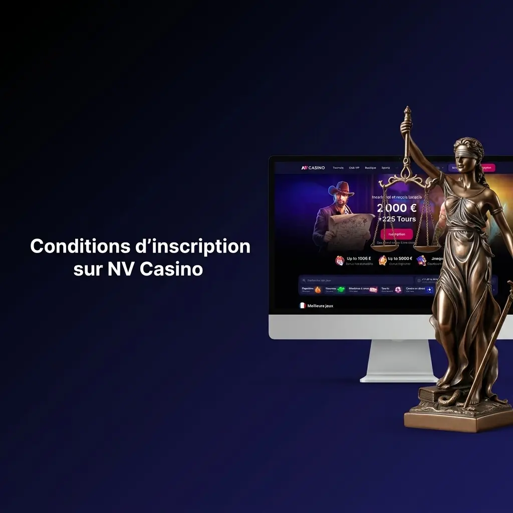Conditions d'inscription NV Casino : âge minimum 18 ans, un seul compte, vérification KYC obligatoire en France