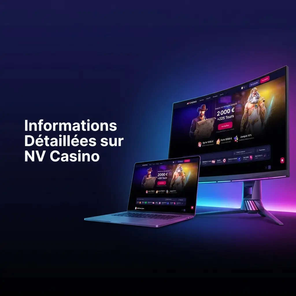 NV Casino : paris sportifs, sécurité SSL et applications mobiles Android et iOS pour joueurs français