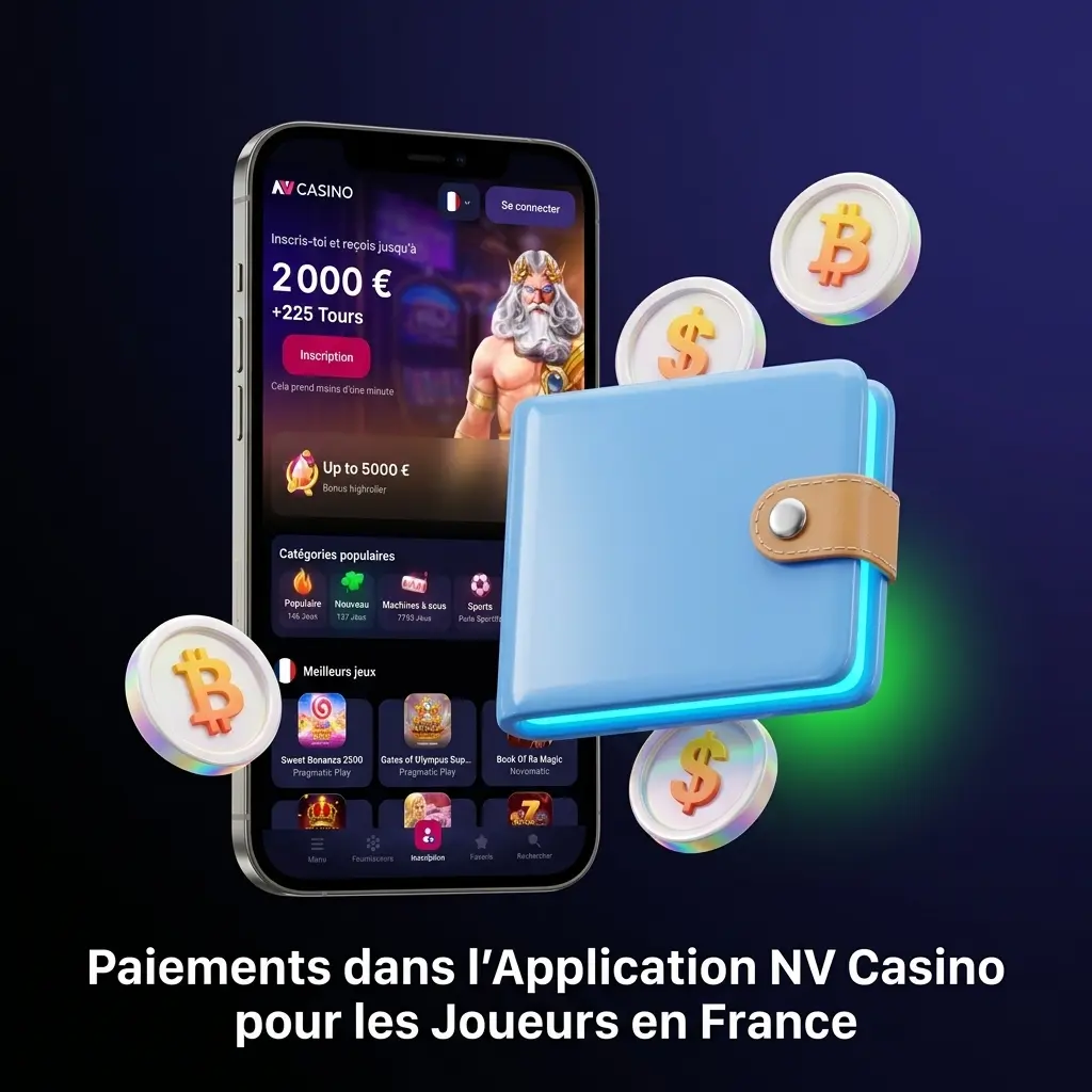 Méthodes de paiement NV Casino app France : Visa, Mastercard, crypto, Revolut, dépôt minimum 10 EUR