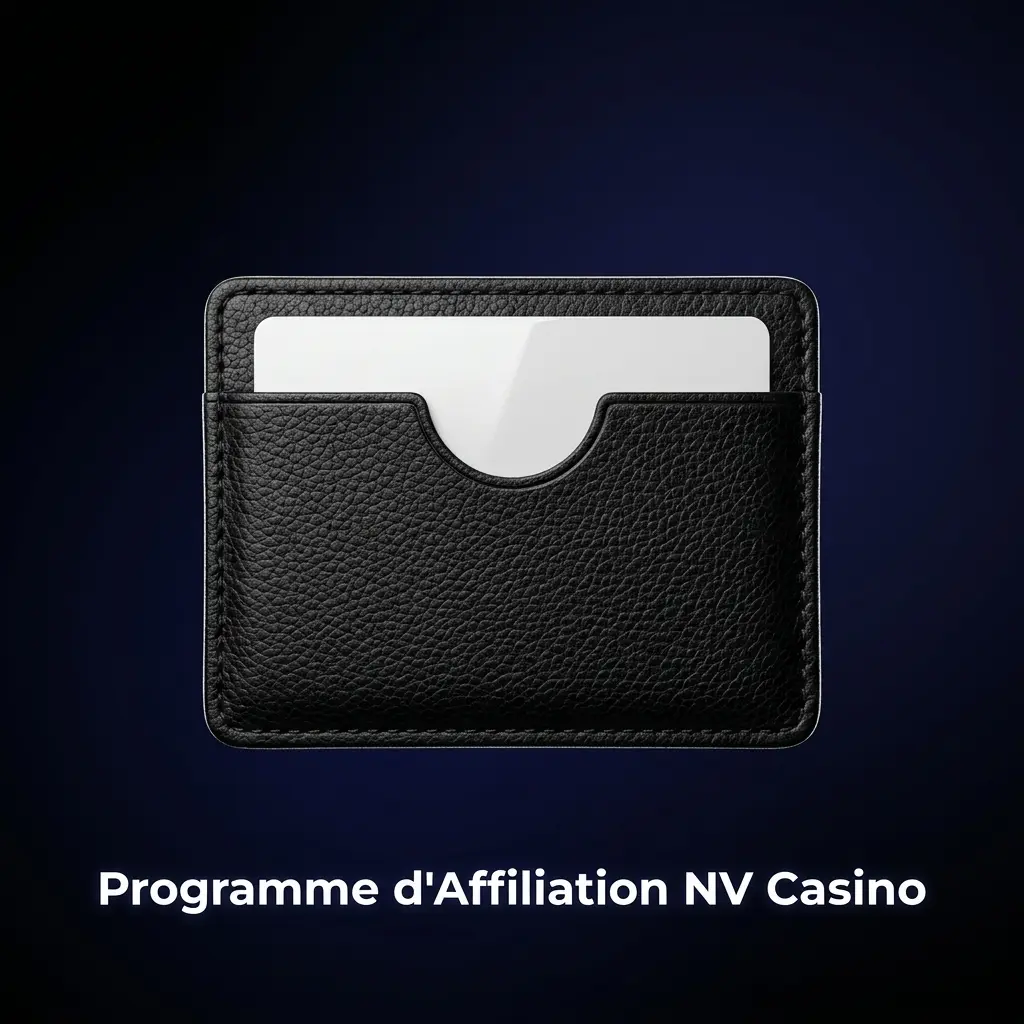 Programme d'affiliation NV Casino avec commissions jusqu'à 40%, tableau de bord et support dédié pour partenaires